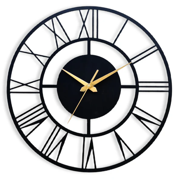 DESIGNER ROMAN METAL WALL CLOCK - Image 3