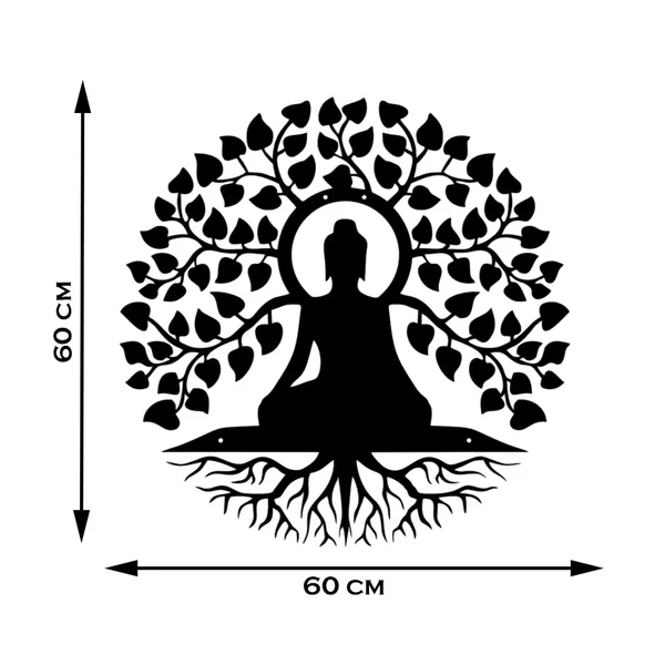 STYLISH DESIGN BUDDHA METAL WALL ART - Image 5